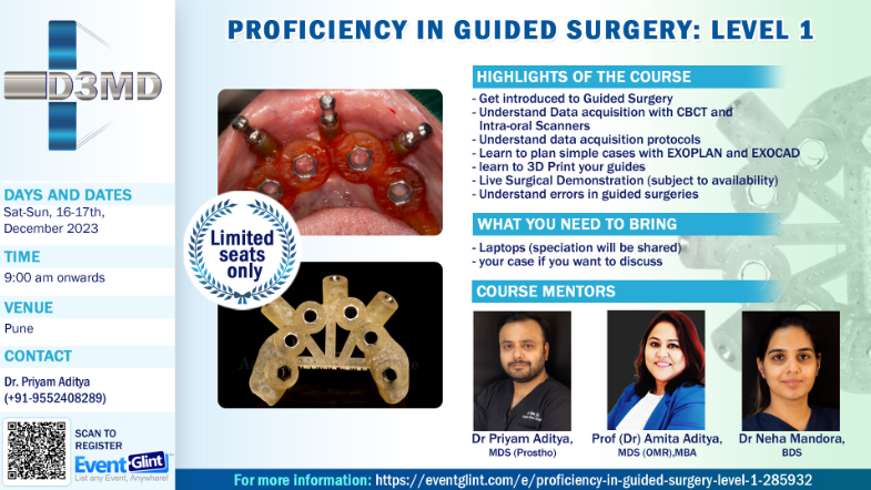Proficiency in Guided Surgery Level 1