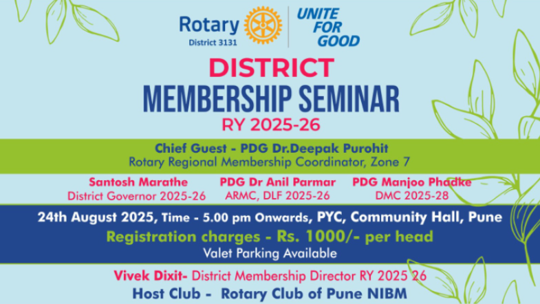 District Membership Seminar