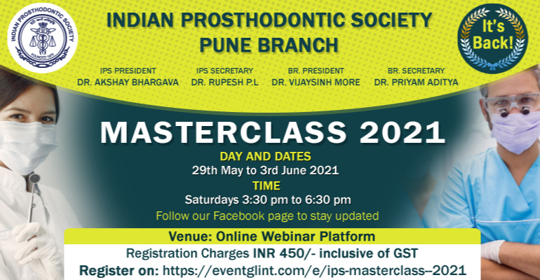 Online Masterclass 2021: how to handle Prosthodontics PG examination?? 