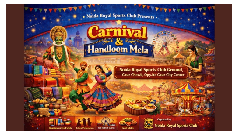 Carnival Handloom Mela 2026 by Noida Royal Sports Club