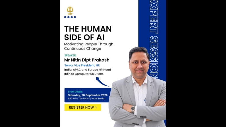 IMT CDL Presents an Expert Session on the Human Side of AI
