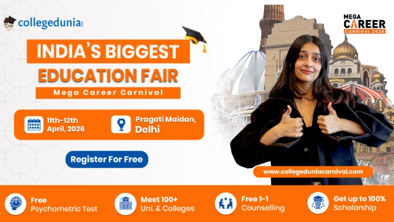 Collegedunia Mega Career Carnival 2026 - Delhi Education Fair