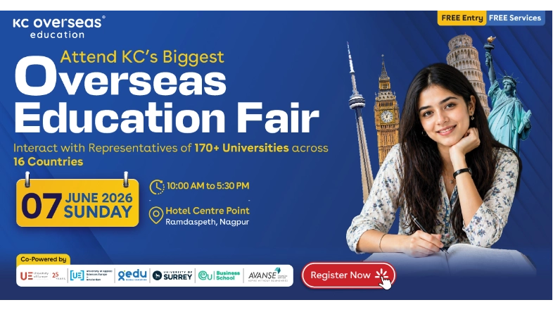 Attend KCs Biggest Overseas Education Fair in Nagpur 7 June 2026