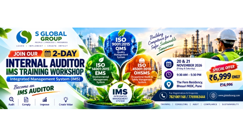 Become an IMS Internal Auditor in 2 Days  ISO 9001 14001  45001 Training in Pune