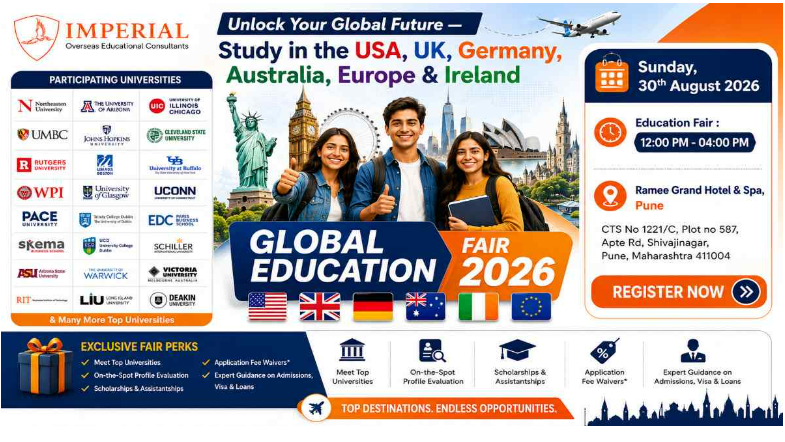 Global Education Fair 2026 in Pune: Explore Top Universities