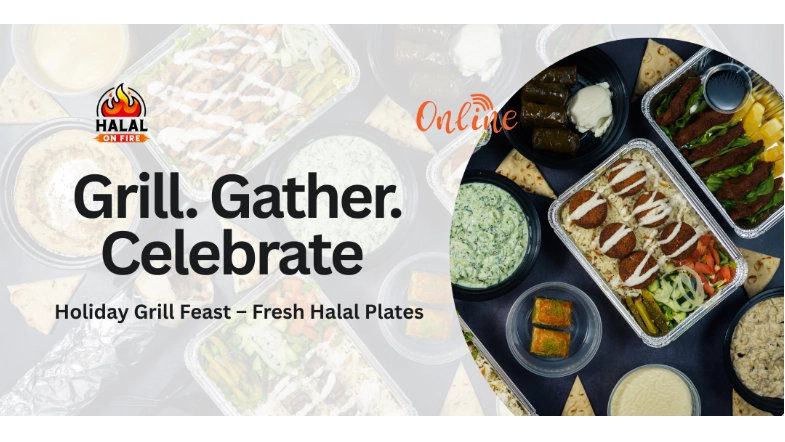 Holiday Grill Feast Special  Fresh Halal Plates for the Christmas Season