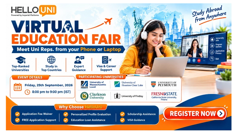 Virtual Education Fair 2026  Meet with Top USA  UK Universities