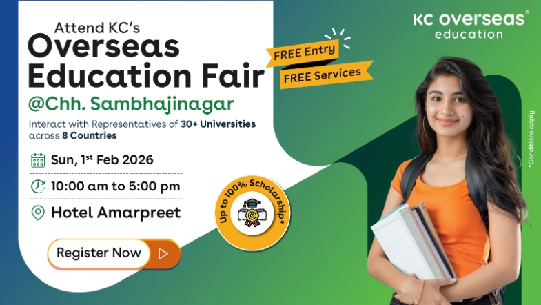 Attend KC Overseas Education Fair in Chh Sambhajinagar
