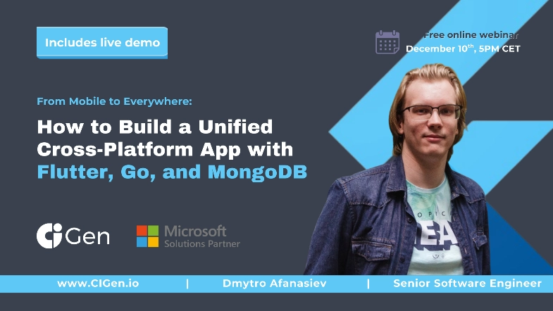 How to Build a Unified CrossPlatform App with Flutter Go and MongoDB