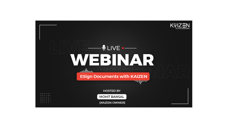 Esign Documents with Kaizen