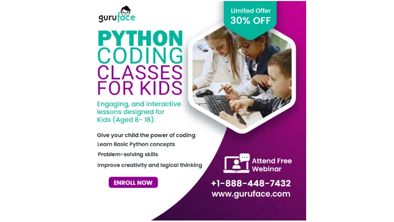 Python Coding Classes for Kids (Ages 8-18)