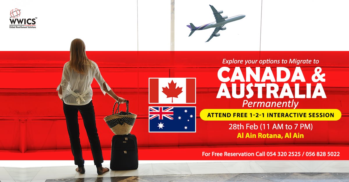 Attend Free 1-2-1 Meet with Canada/Australia Immigration Experts