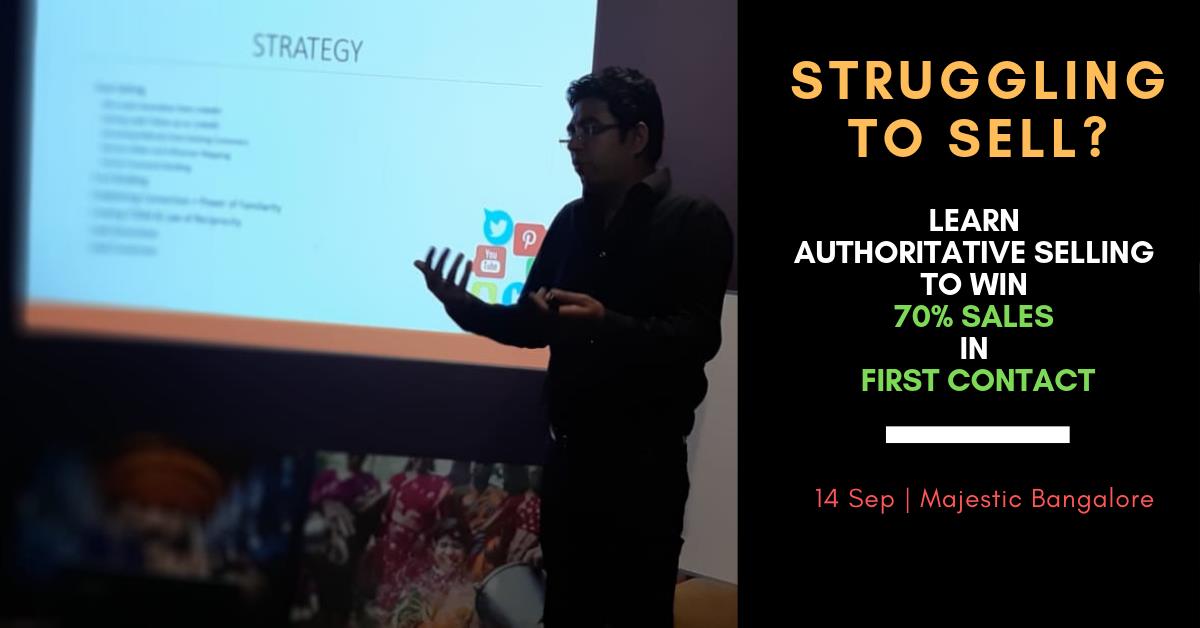 Authoritative Sales Training Workshop in Bangalore