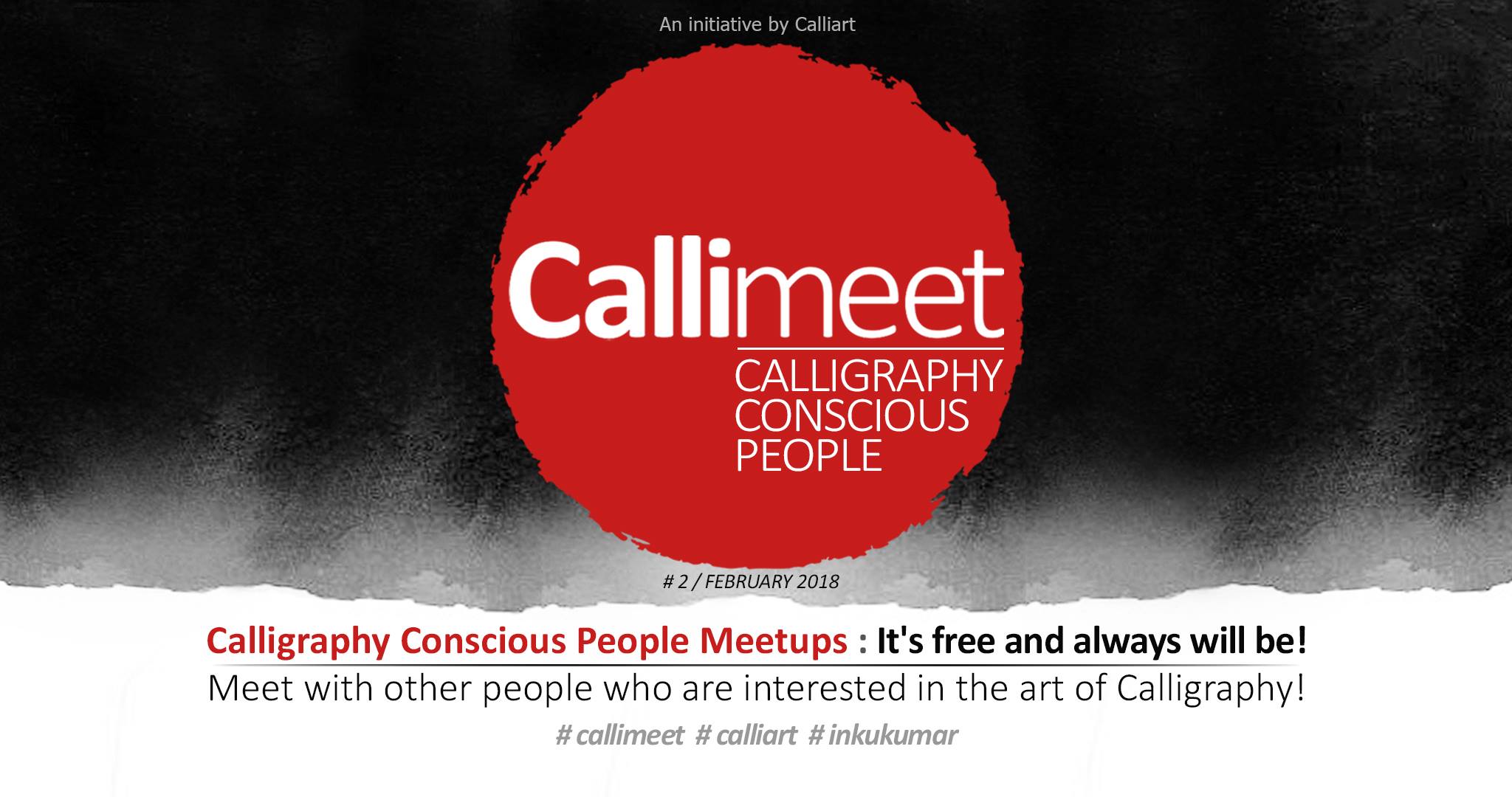 Callimeet : Third Calligraphy Meetup