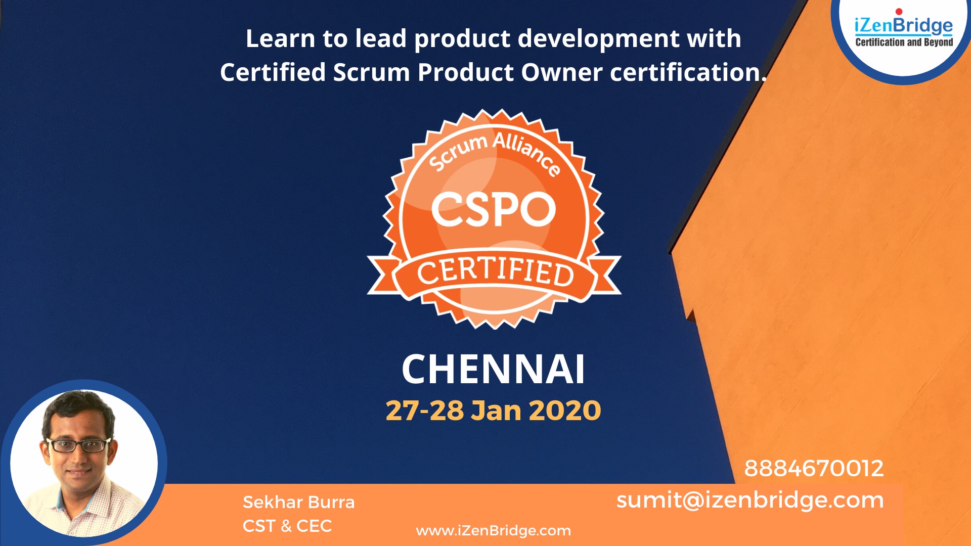 Certified Scrum Product Owner Training in Chennai