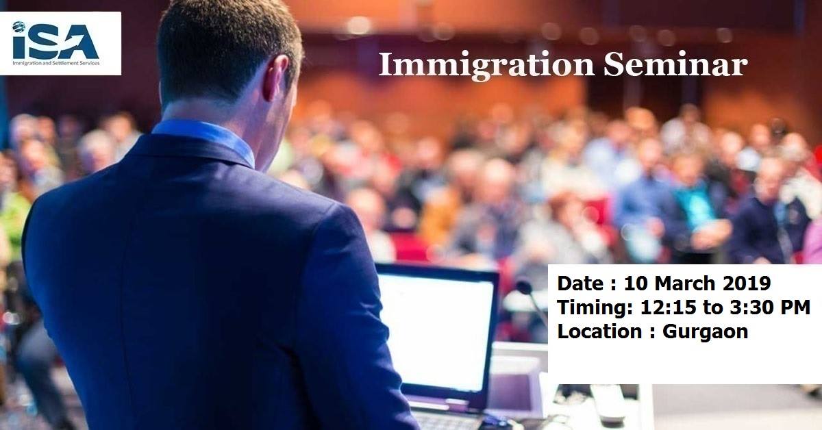 ISA Global Free Immigration Seminar in Gurgaon