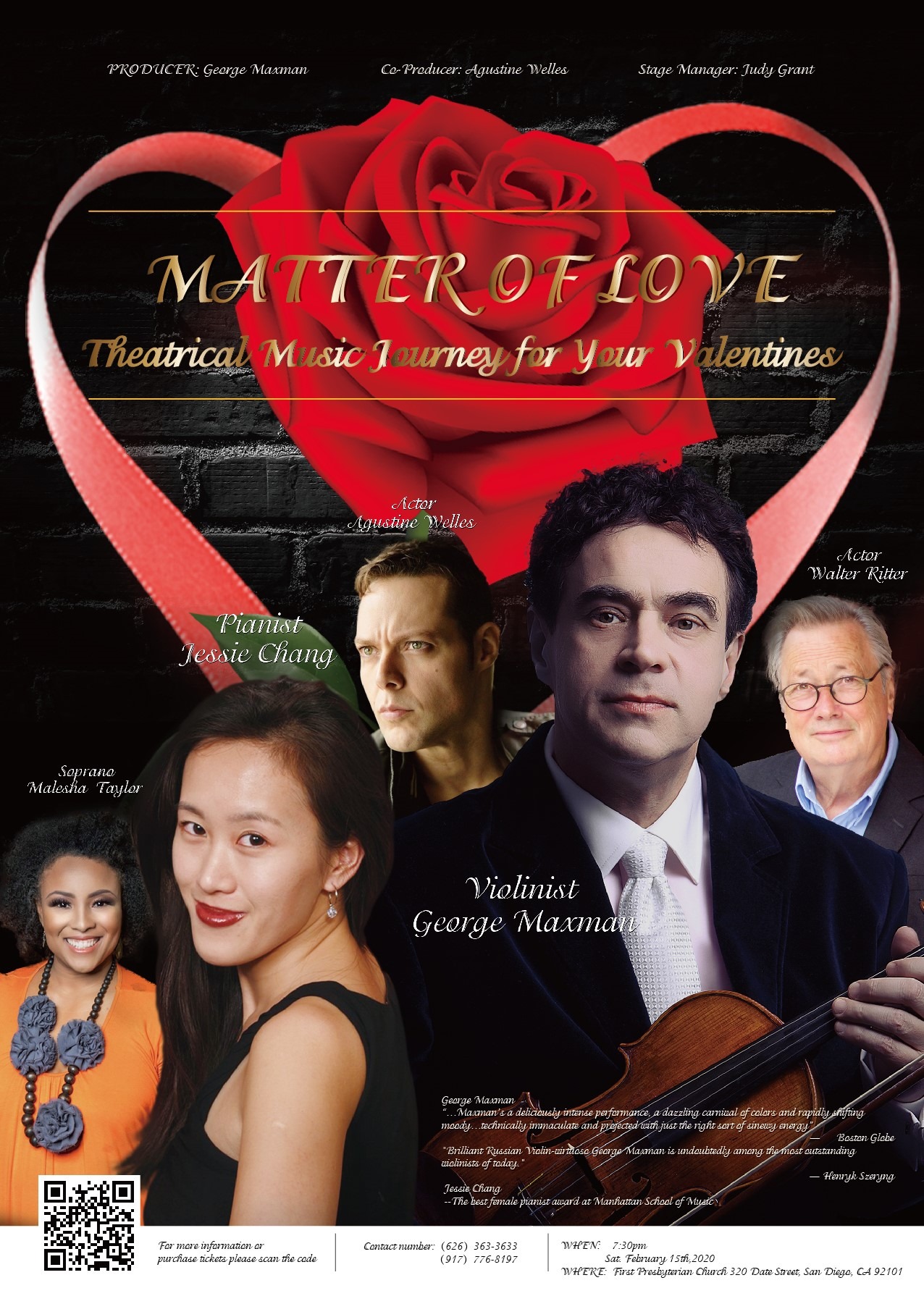 Matter of Love - A Theatrical Music Journey for Your Valentines