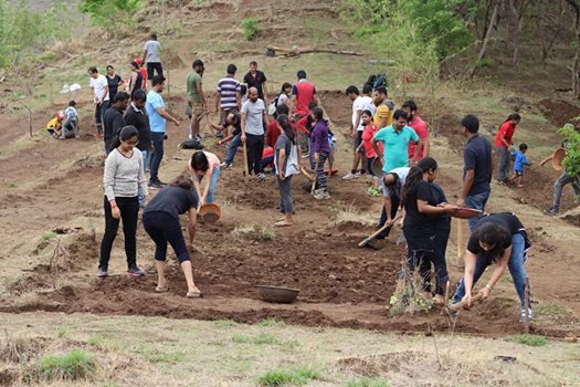 Maha Shramdaan at Pashan Hill