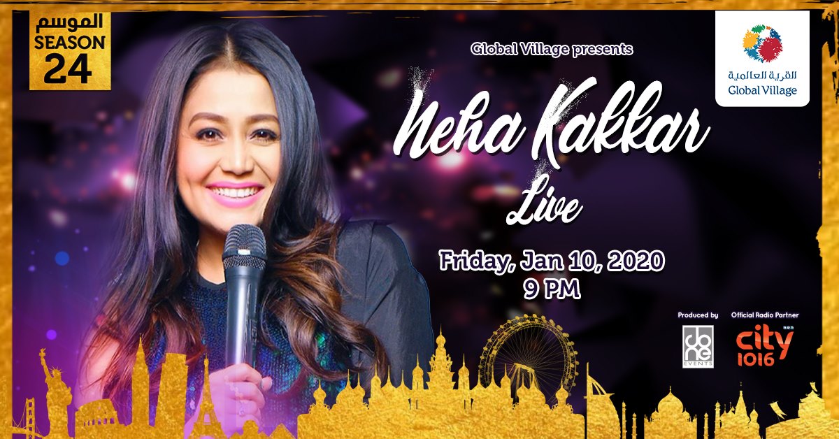Neha Kakkar Live at Global Village January 10