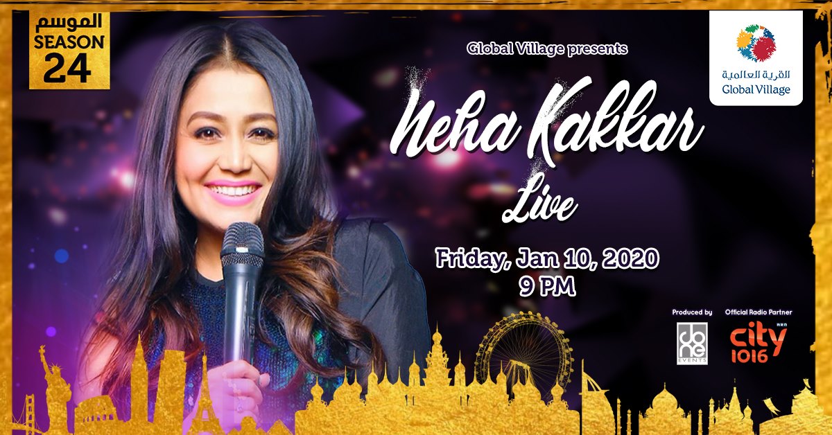 Neha Kakkar Live at Global Village January 10