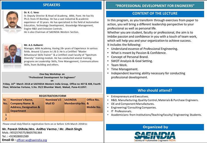 Professional Development for Engineers