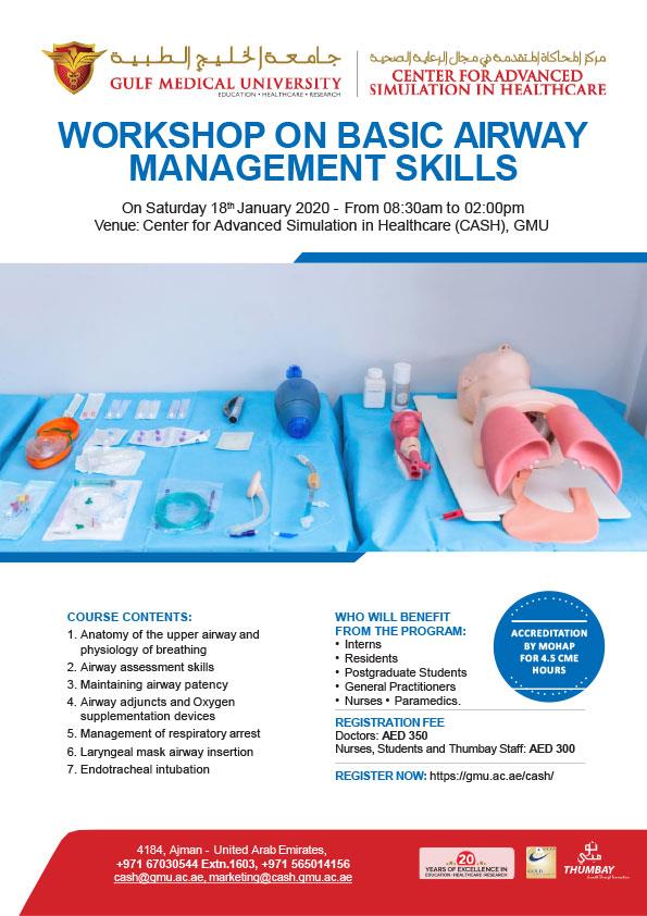 Workshop on Basic Airway Management Skills