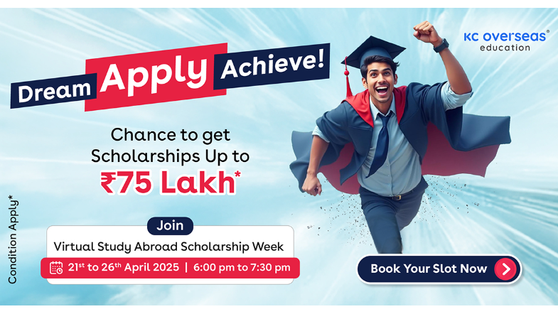 Get upto 100 scholarship to Study Abroad | June 21, 2025 ...