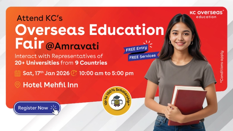 Attend KC Biggest Overseas Education Fair in Amravati