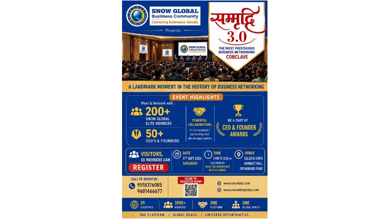 Snow Global Business Community Samruddhi 3.0