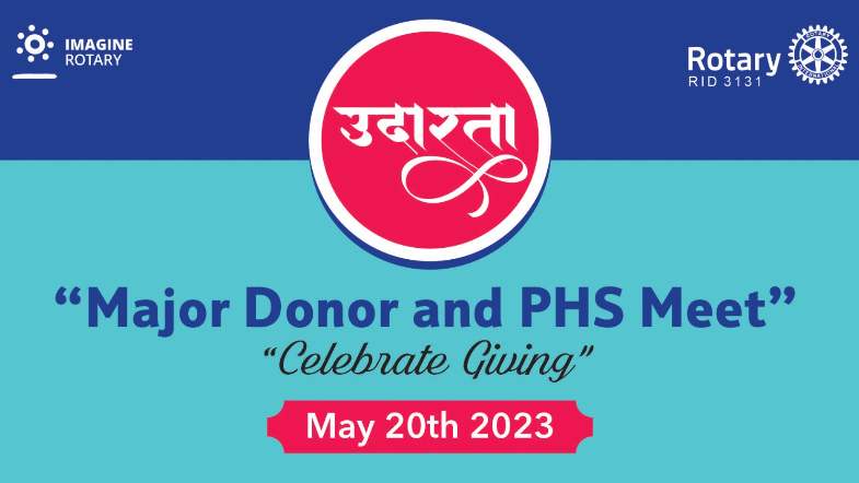 Udarta  Major Donor and PHS Meet