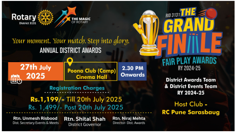 The Grand Finale Fair Play District Awards 2425