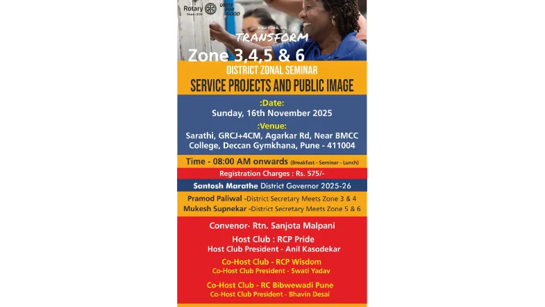 Zonal PI and Service Project Seminar Zone 36