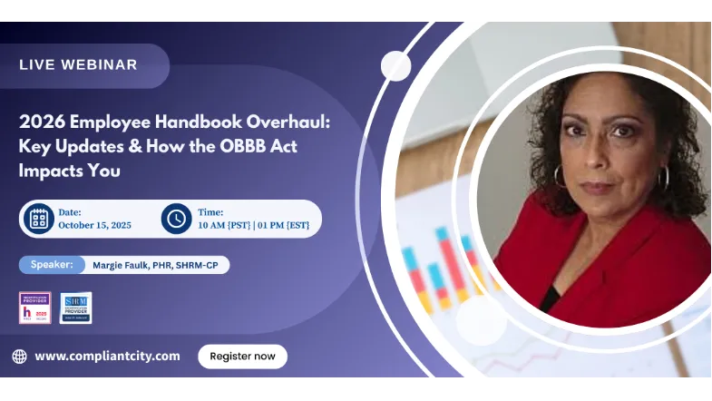 2026 Employee Handbook Overhaul OBBB Act Compliance and Critical HR Policy Updates