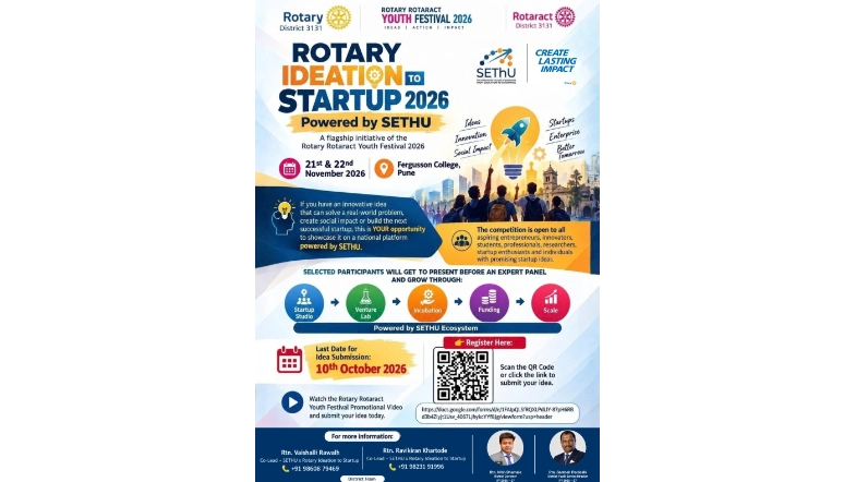 Rotary Ideation to Startup 2026