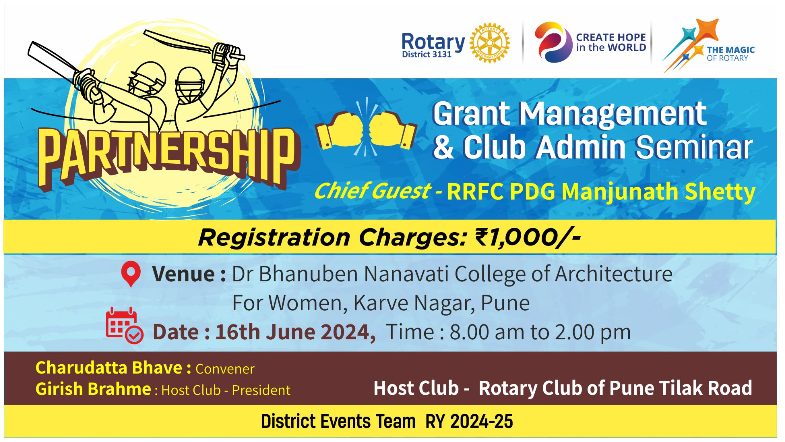 Partnership Grant Management  Club Admin Seminar