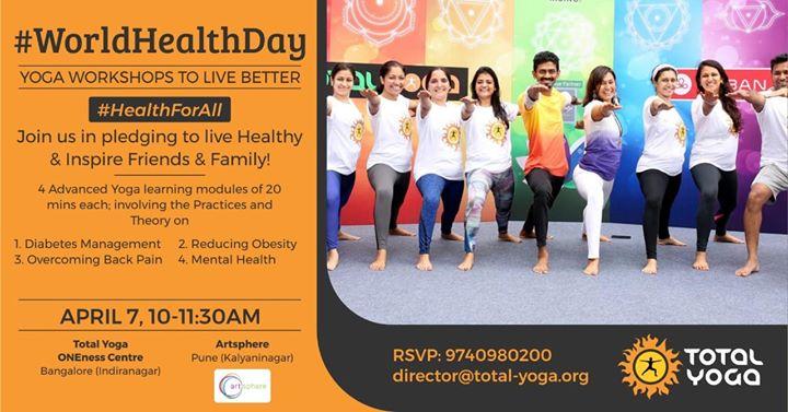 WORLD Health DAY: Yoga Workshops to Live Better